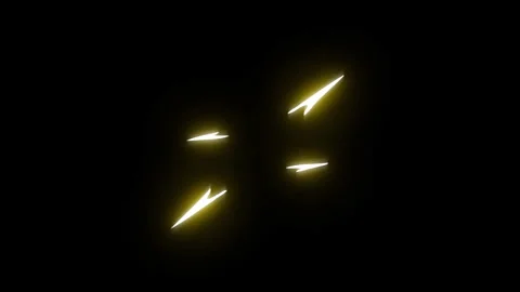 Voltage impact designed with modern yellow shooting graphics Vidéo 346748869