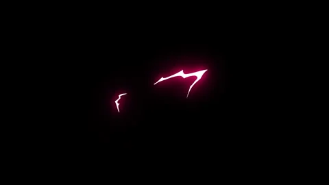 Voltage impact designed with vibrant neon red curved electric blade effects Vidéo 346547383