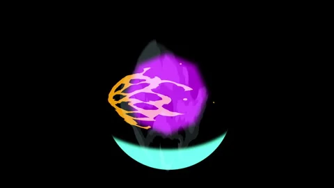 Voltage impact designed with vibrant orange electric arcs and dark smoke effects Stock Footage 346472265