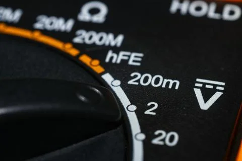 Voltage measuring device, multimeter Stock Photos