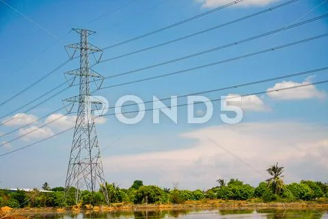 Voltage pole Stock Photos