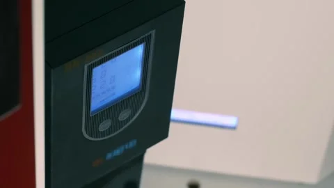 Voltage stabilizer and uninterruptible power supply unit for the gas boiler Stock Footage 297769868