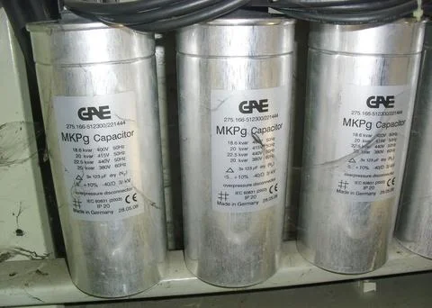 Voltage switchboard panel, electrical components at plant and factory with .. Stock Photos