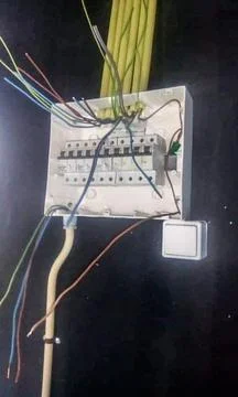 Voltage switchboard Stock Photos