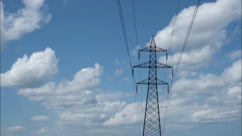 Voltage tower Stock Footage 162810359