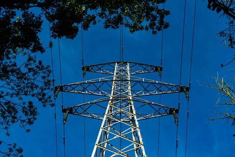 Voltage tower Stock Photos