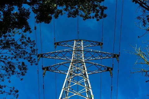 Voltage tower Stock Photos