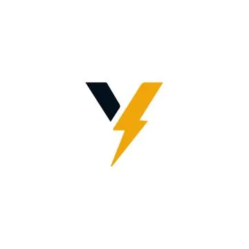 Voltage v letter Stock Illustration