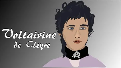 Voltarine de Cleyre Stock Illustration