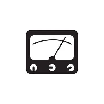 Voltmeter icon. Element of Measuring items for mobile concept and web apps. Icon Stock Illustration
