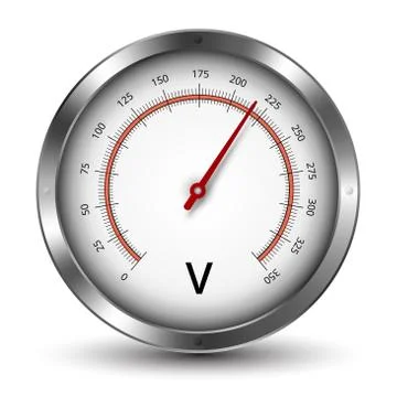 Voltmeter Stock-Illustration