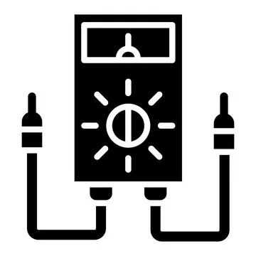 Voltmeter Vector Icon Design Illustration Stock Illustration