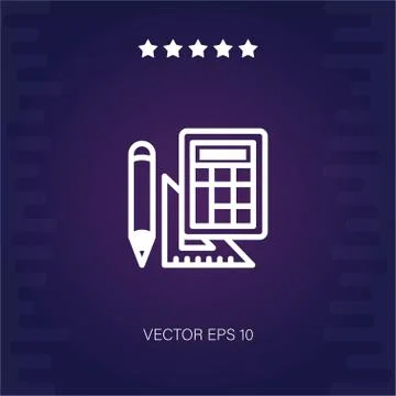 Voltmeter vector icon Stock Illustration