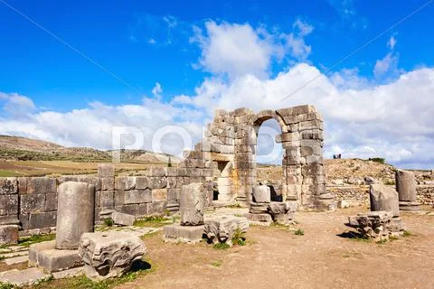Volubilis in Morocco Stock Photos