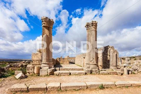 Volubilis in Morocco Stock Photos