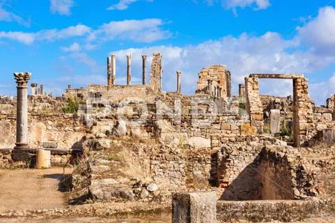 Volubilis in Morocco Stock Photos