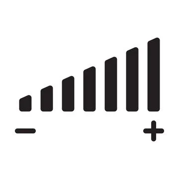 Volume adjustment icon vector for graphic design, logo, website, social media 스톡 일러스트