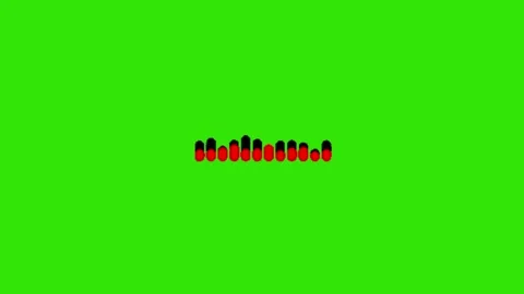 Volume animation on green screen 库存影片 334046280