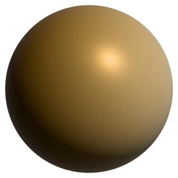 Volume ball with 3 d Stock Illustration