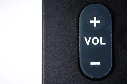 Volume button  on background  Stock Photos