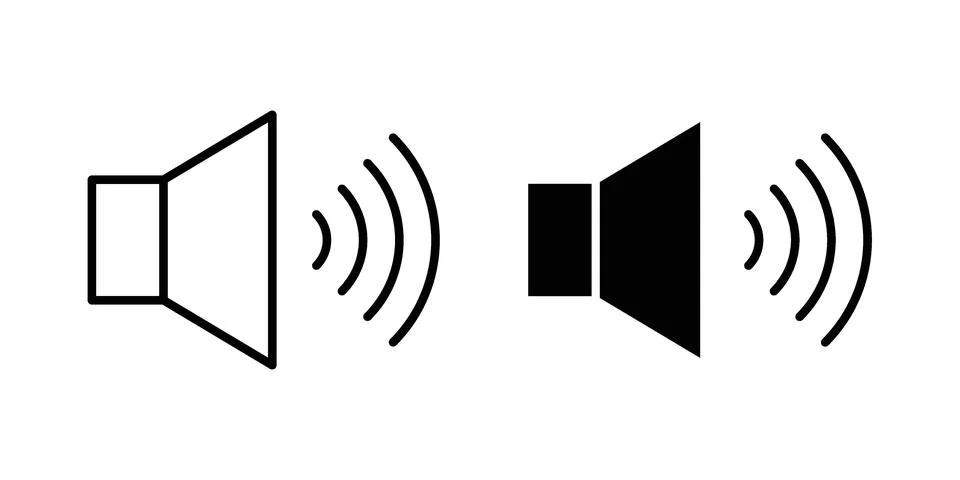 Volume button icon concept. best for web design 스톡 일러스트
