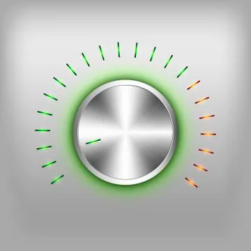 Volume button Illustrazione stock