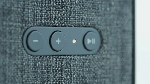 Volume up button pressed with a finger 4K close-up video 스톡 동영상 171605184