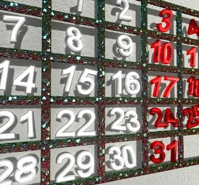 Volume calendar Stock Illustration