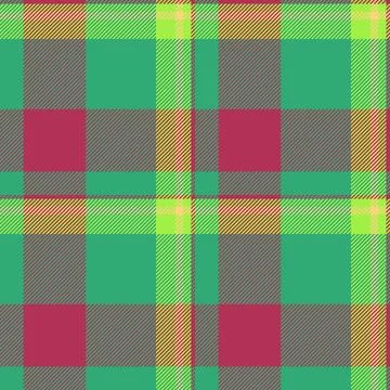 Volume check vector tartan, fit pattern plaid seamless. Mosaic background f.. イラスト素材