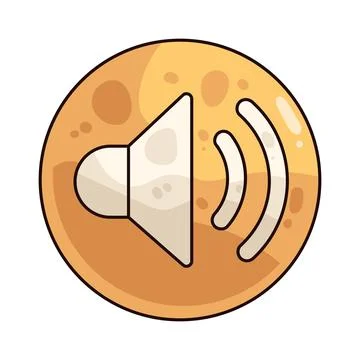 Volume circle illustration Stock Illustration