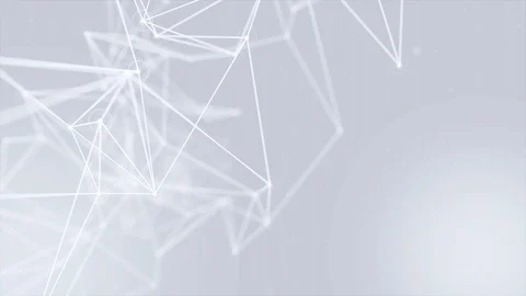 Volume Composition Based On Plexus Technology Loop Background Video stock 94694717