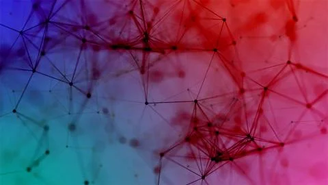 Volume composition based on Plexus technology Foto stock