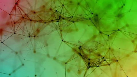 Volume composition based on Plexus technology Stockfoto's