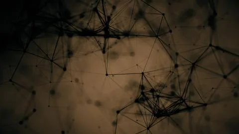 Volume composition based on Plexus technology 스톡 사진