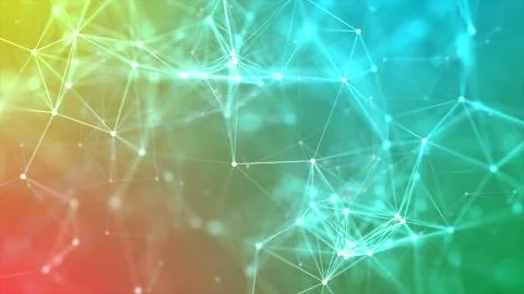 Volume composition based on Plexus technology Stockfoto's