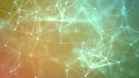 Volume composition based on Plexus technology 스톡 사진