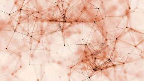 Volume composition based on Plexus technology Foto stock