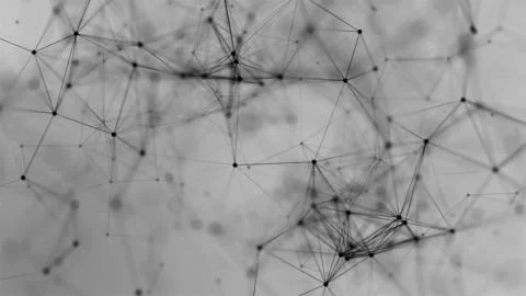 Volume composition based on Plexus technology Stock Photos