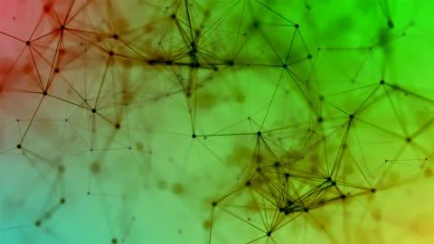 Volume composition based on Plexus technology Foto stock