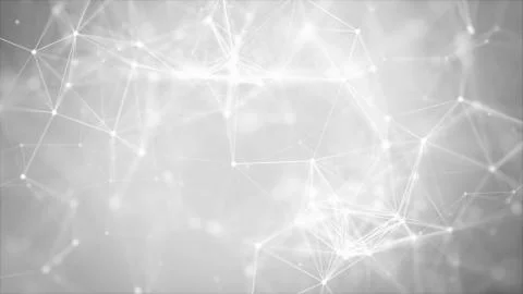 Volume composition based on Plexus technology Stock Photos