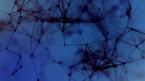 Volume composition based on Plexus technology 스톡 사진