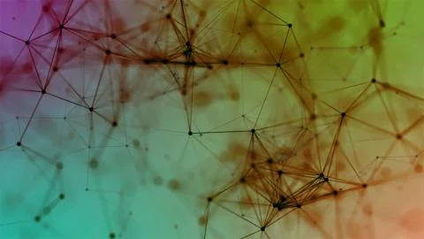 Volume composition based on Plexus technology Stockfoto's