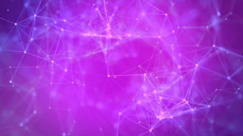 Volume composition based on Plexus technology 스톡 사진