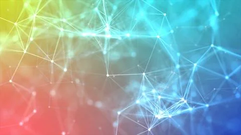 Volume composition based on Plexus technology Stockfoto's