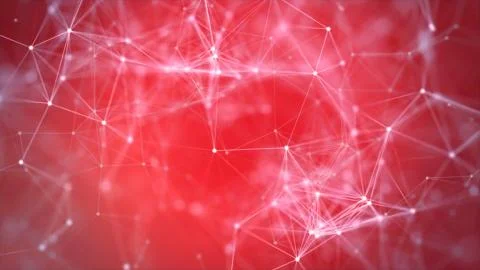 Volume composition based on Plexus technology 스톡 사진