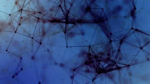 Volume composition based on Plexus technology Foto stock