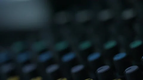 Volume control buttons for a large profe... | Stock Video | Pond5