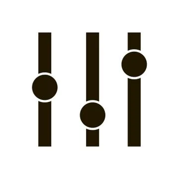 Volume control icon in trendy flat style isolated. Eps 10. Stock Illustration