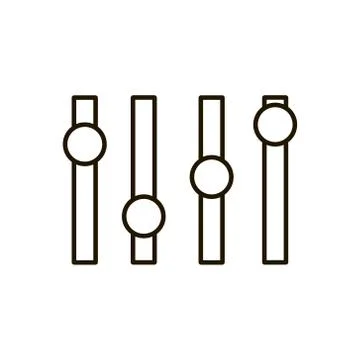 Volume control icon in trendy flat style isolated. Eps 10. Stock Illustration