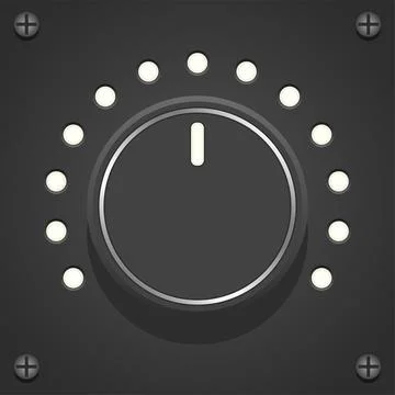 Volume Control Stock Illustration